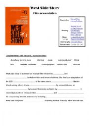 English Worksheet: West Side Story,  movie presentation