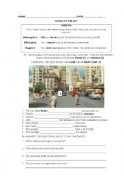 English Worksheet: USED TO