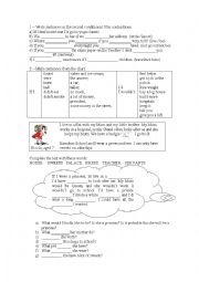 English Worksheet: Second conditional