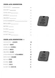 English Worksheet: welcome back 