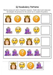 Letter Q Vocabulary Patterns