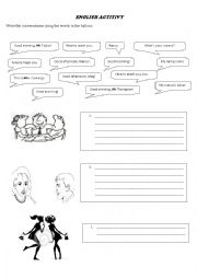 English Worksheet: Greeting and Leave-taking