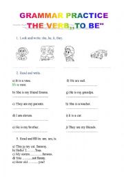 English Worksheet: Grammar practice 