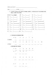 English Worksheet: THE ALPHABET