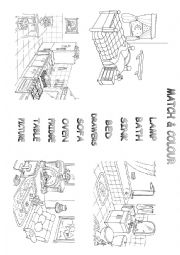 English Worksheet: Furniture test