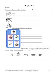English Worksheet: Likes and Dislikes worksheet
