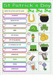 English Worksheet: St Patricks Day