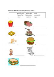 Food Worksheet