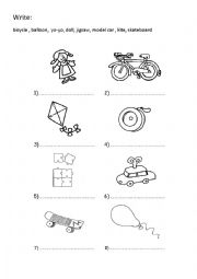 English Worksheet: Toys_2