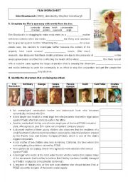 English Worksheet: Erin Brockovich movie worksheet