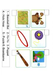 English Worksheet: Toys