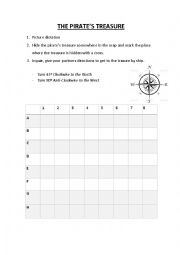 English Worksheet: The pirates treasure