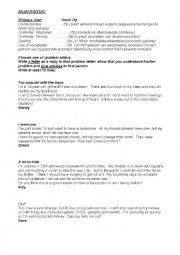 English Worksheet: WRITING SKILL