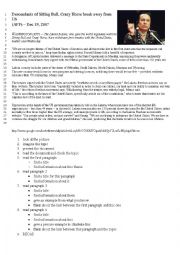 English Worksheet: Lakota Indians (Crazy Horse, Sitting Bull)