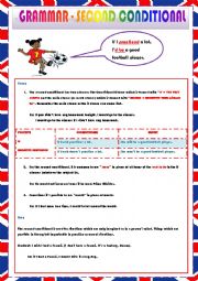 English Worksheet: SECOND CONDITIONAL - rules and exercises