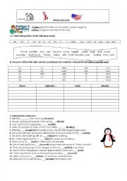 English Worksheet: Compound nouns