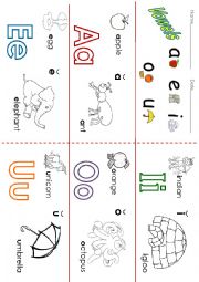 English Worksheet: Vowels