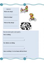 English Worksheet: Activity