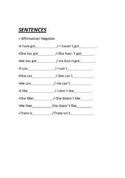 Sentences can, do, have...