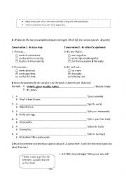 English Worksheet: Practice