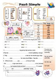 English Worksheet: Past Simple