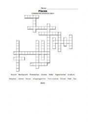 Places crossword