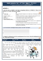 English Worksheet: The World of Technology