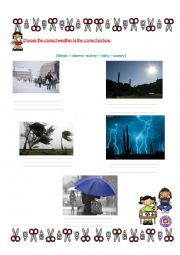 English Worksheet: Weather Quiz