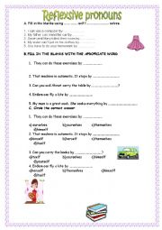 English Worksheet: possesive adjectives