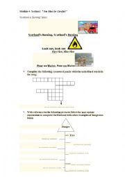 English Worksheet: section1 YOU MUST BE CAREFUL 