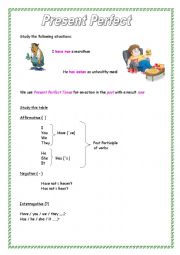 English Worksheet: Present Perfect