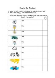 weather work sheets