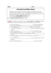 English Worksheet: VERB + OBJECT + INFINITIVE
