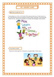 English Worksheet: Ice - breaker games.