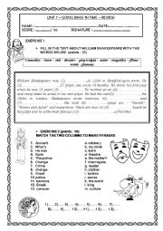 English Worksheet: review workseet