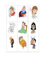 English Worksheet: health problems