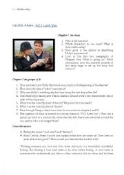 English Worksheet: PS I Love You, analysis of chapters 1+2