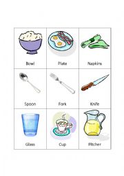 Tableware Flashcards