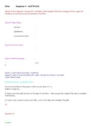 English Worksheet: Lesson Plan for use with New Spring 3 Australia Ken