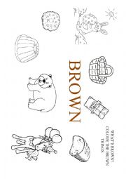 English Worksheet: BROWN