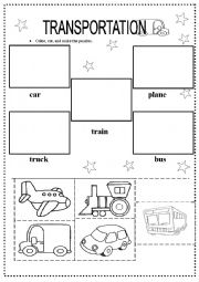 English Worksheet: Transports