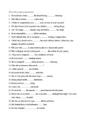 English Worksheet: prepositions fill in