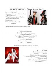 English Worksheet: Going to - The White Stripes 