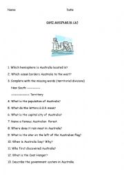 Quiz Australia