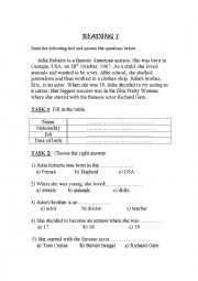 English Worksheet: revision