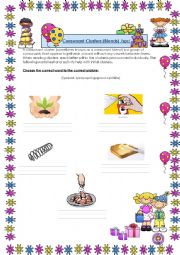 English Worksheet: consonant cluster