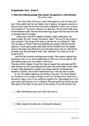 English Worksheet: The Perfect Ride