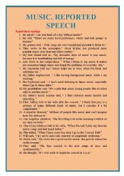 English Worksheet: MUSIC