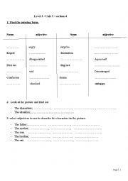 English Worksheet: http://www.eslprintables.com