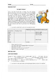 English Worksheet: READING TIME